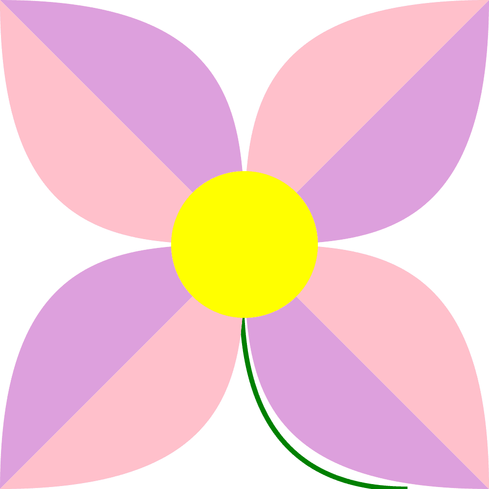 4 Petal Flower